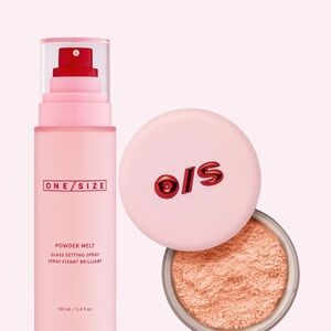 ONE/SIZE Powder Melt Glass Setting Spray and Ultimate Blurring Setting Powder